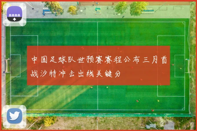 中国足球队世预赛赛程公布三月首战沙特冲击出线关键分